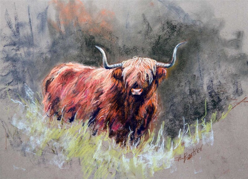 Choosing Art for a Room With a Stone Fireplace, Why Caitag of Carnach Feels So Natural